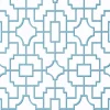 Thibaut Eden Fretwork Wallpaper - Light Blue