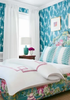 Thibaut Eden Maverick Wallpaper - Teal