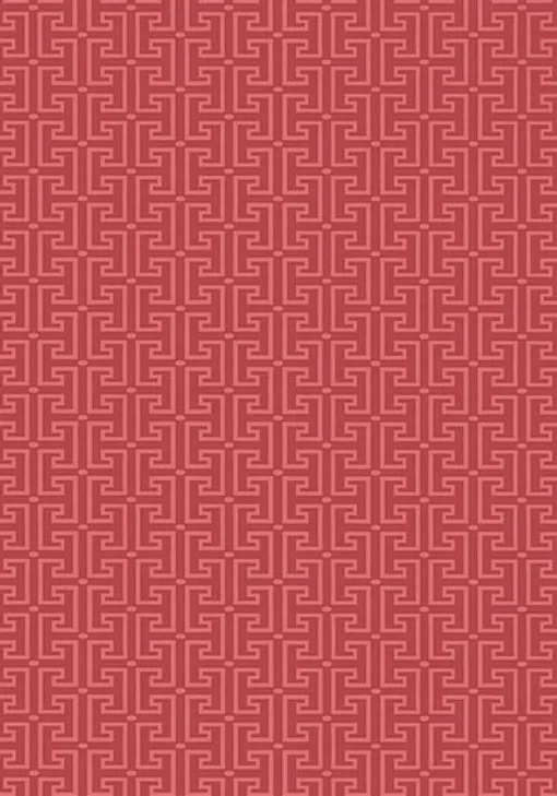 Thibaut Eden T-Square Wallpaper - Raspberry