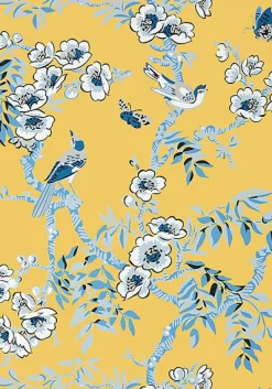 Thibaut Eden Yukio Wallpaper - Yellow