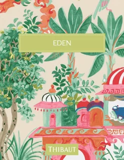 Thibaut Eden Yukio Wallpaper - Cream