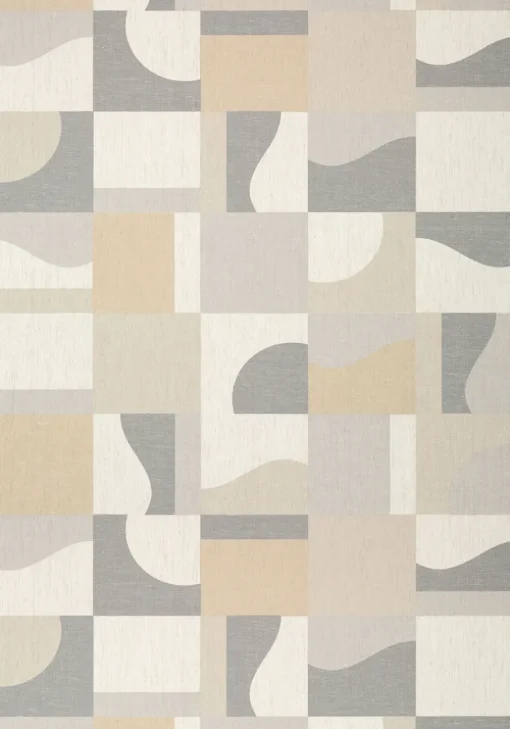 Thibaut Modern Resource 3 Colored Blocks Wallpaper - Beige