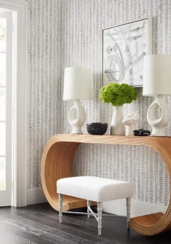 Thibaut Modern Resource 3 Cork Forest Wallpaper - Black & White