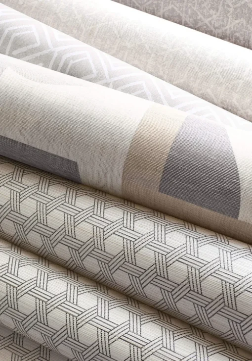 Thibaut Modern Resource 3 Colored Blocks Wallpaper - Beige