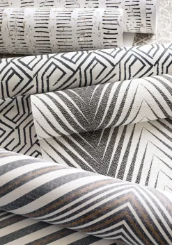 Thibaut Modern Resource 3 Cork Forest Wallpaper - Black & White