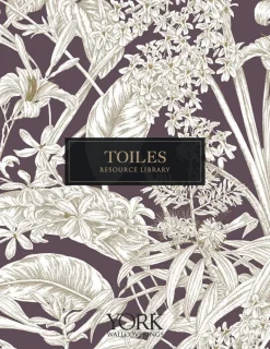 Toile Resource Library Campagne Toile Wallpaper - Gray
