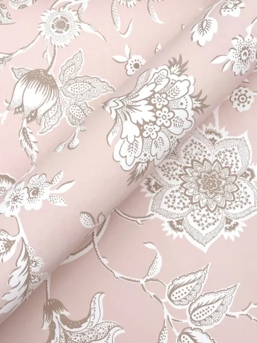 Toile Resource Library Sutton Wallpaper - Pink