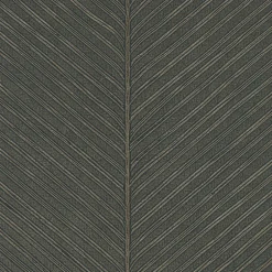 Tropics Resource Library Palm Chevron Wallpaper - Green & Gold