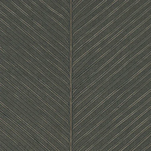 Tropics Resource Library Palm Chevron Wallpaper - Green & Gold