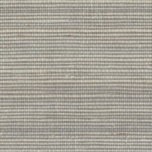 Tropics Resource Library Impression Grasscloth Wallpaper - Gray