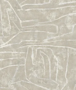 Urban Chalk Graffiti Peel & Stick Wallpaper - Neutral