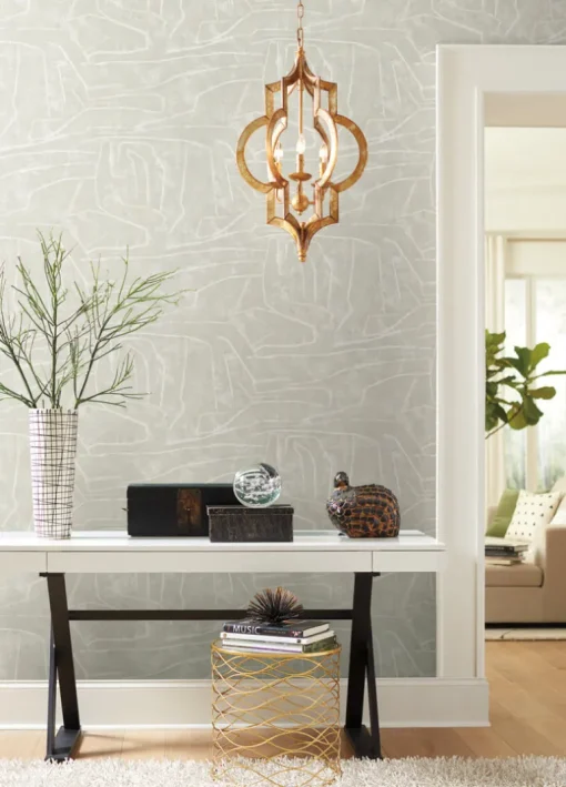 Urban Chalk Graffiti Peel & Stick Wallpaper - Beige