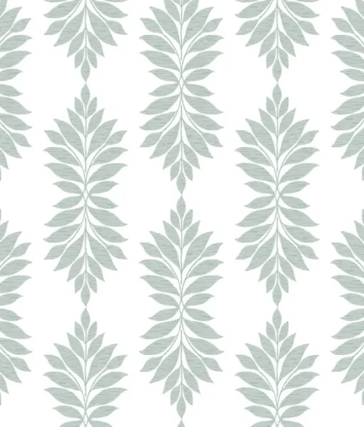 Waters Edge Resource Library Broadsands Botanica Wallpaper - Light Green