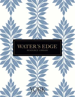 Waters Edge Resource Library Broadsands Botanica Wallpaper - Gray