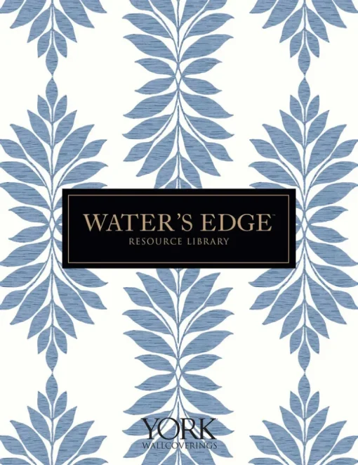 Waters Edge Resource Library Broadsands Botanica Wallpaper - Gray