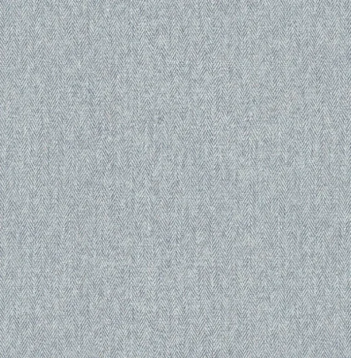 Westbury Forest Herringbone Tweed Wallpaper - Blue