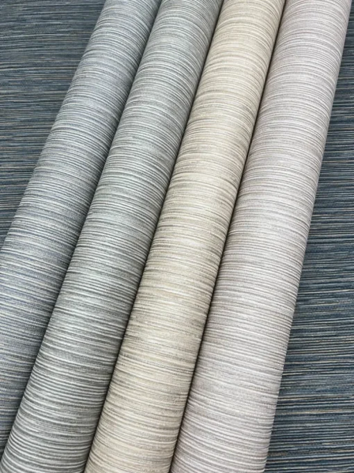 York Natural Digest Grass Roots Wallpaper - Blue
